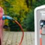 installation de borne électrique par l'entreprise d'électricité EGB Lamy à Courcelles