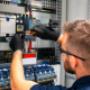 électricité industrielle par l'entreprise d'électricité EGB Lamy à Courcelles