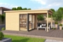 Nieuw luxe blokhut Domeo 2 met overkapping