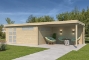 Nieuw tuinhuis 4602EXT400 met overkapping