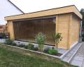 Tuinhuis-Blokhut G6634 ZG- zonder glas 667 x 340 cm