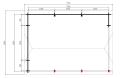 Tuinhuis-Blokhut-Wolfskap WKS2 715 x 505 x 352 (nokhoogte)