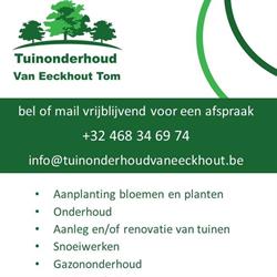 Algemene tuinaanleg & onderhoud Van Eeckhout