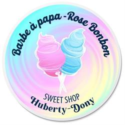 Barbe à papa Rose Bonbon