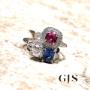 Bagues Sapphir ,Tourmaline , Diamants