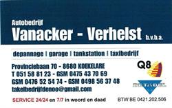 Autobedrijf Vanacker-Verhelst Bv