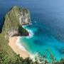 L'image emblématique de Nusa Penida, la petite île juste en face de Bali