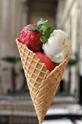 Glace arlequin