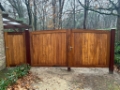 Houten poort iroko