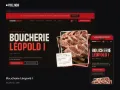 Site internet Boucherie Leopold Jette